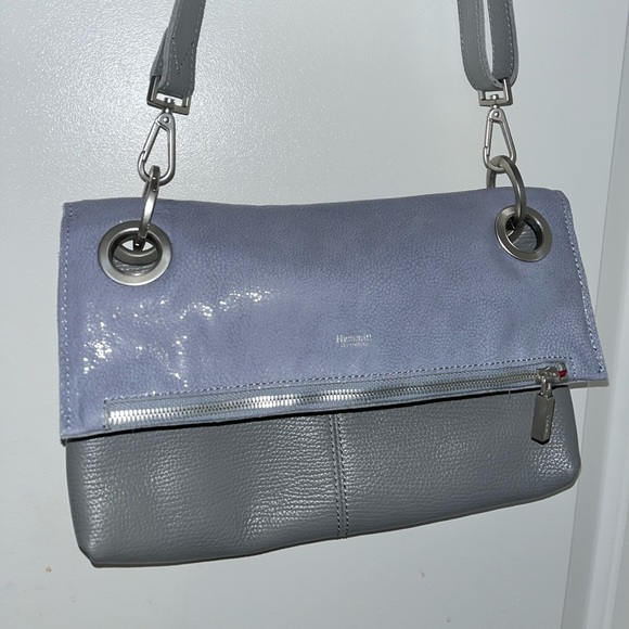 Hammitt Handbags - EUC Hammit VIP Meduim Montana reversible crossbody in Stingray Blue/Steel Grey